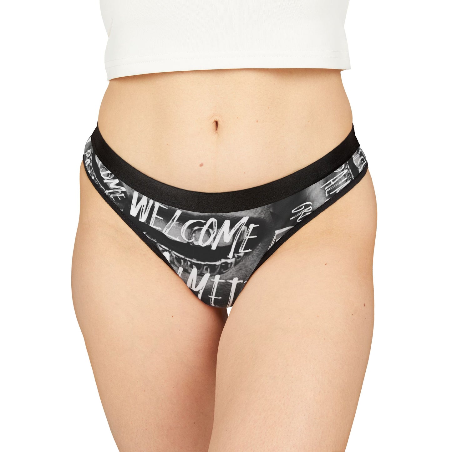 Wmns "WELCOME" Graphic Thong