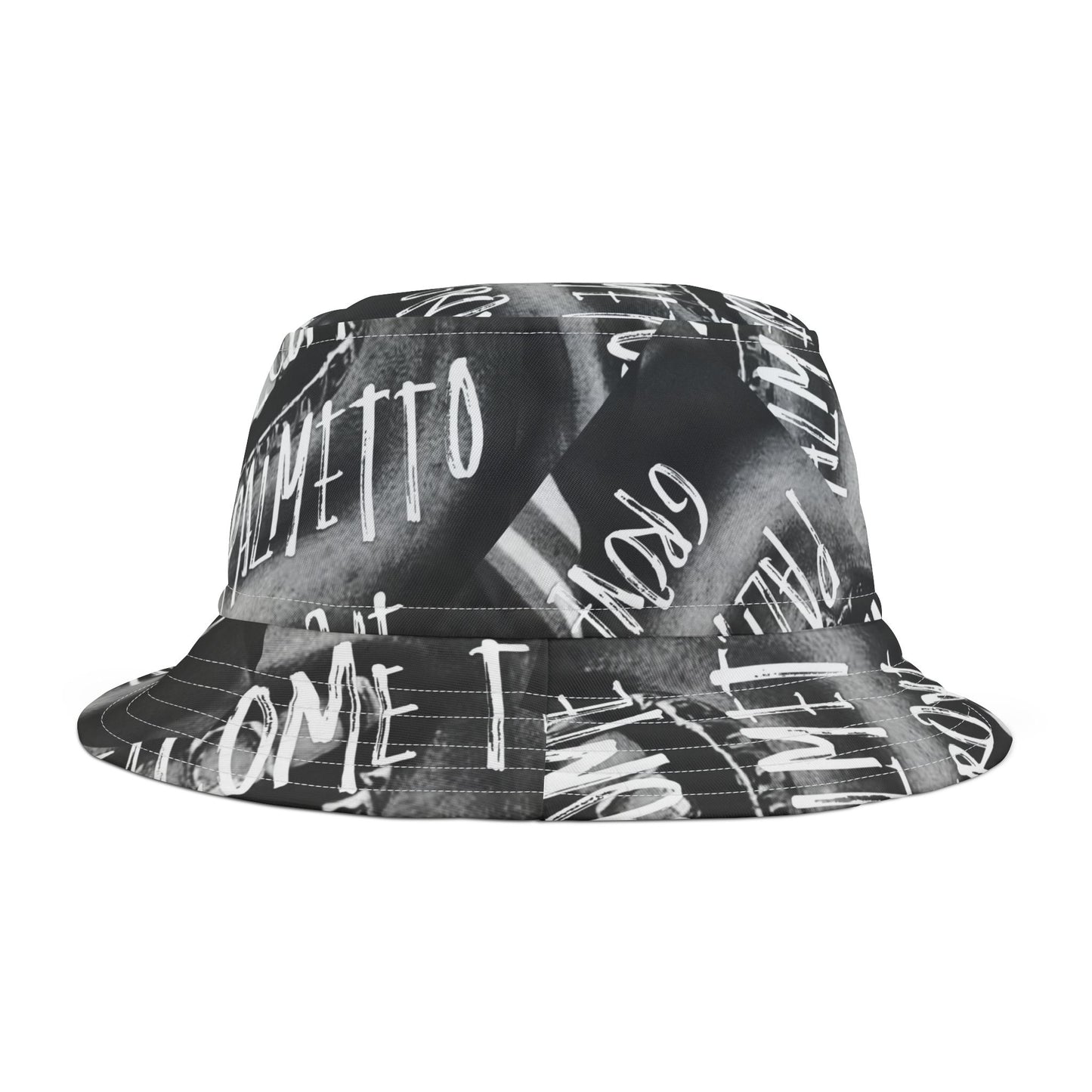 "Welcome" Jacquard Bucket Hat