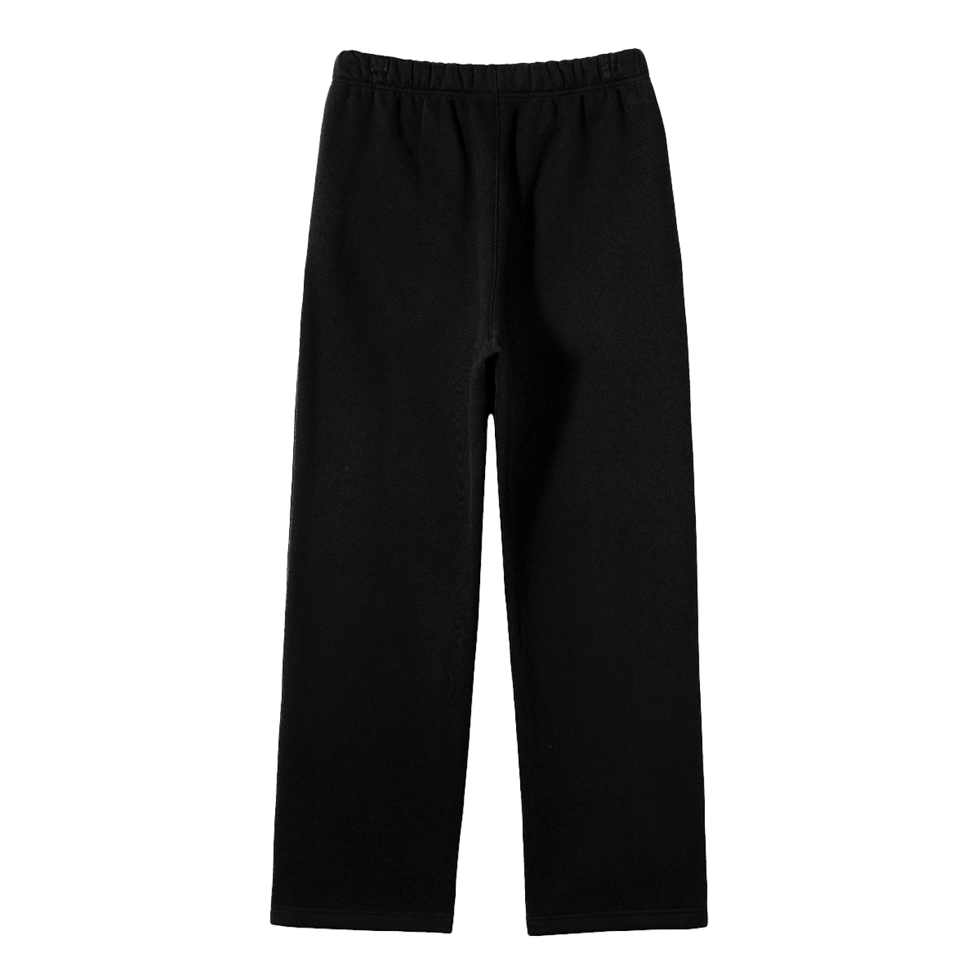 "Pg" Cursive Logo Tonal Unisex Solid Color Fleece Straight Leg Pants